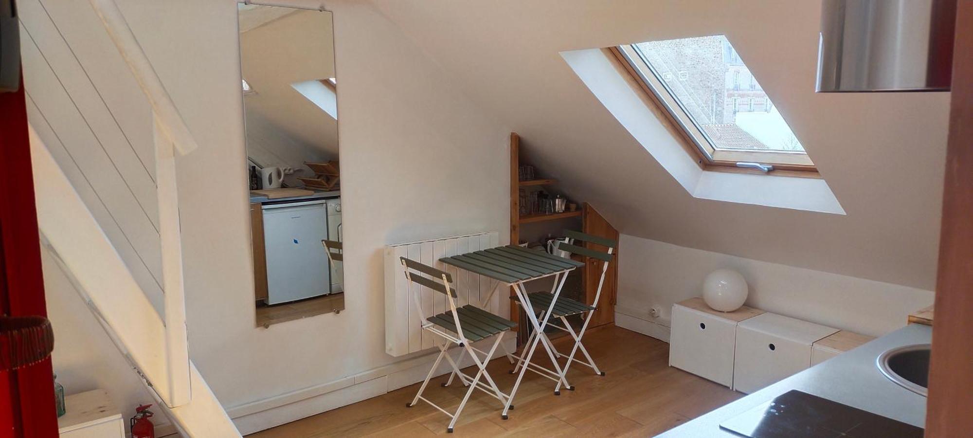 Studio Sous Les Toits Et Mezzanine - Vincennes Exteriör bild